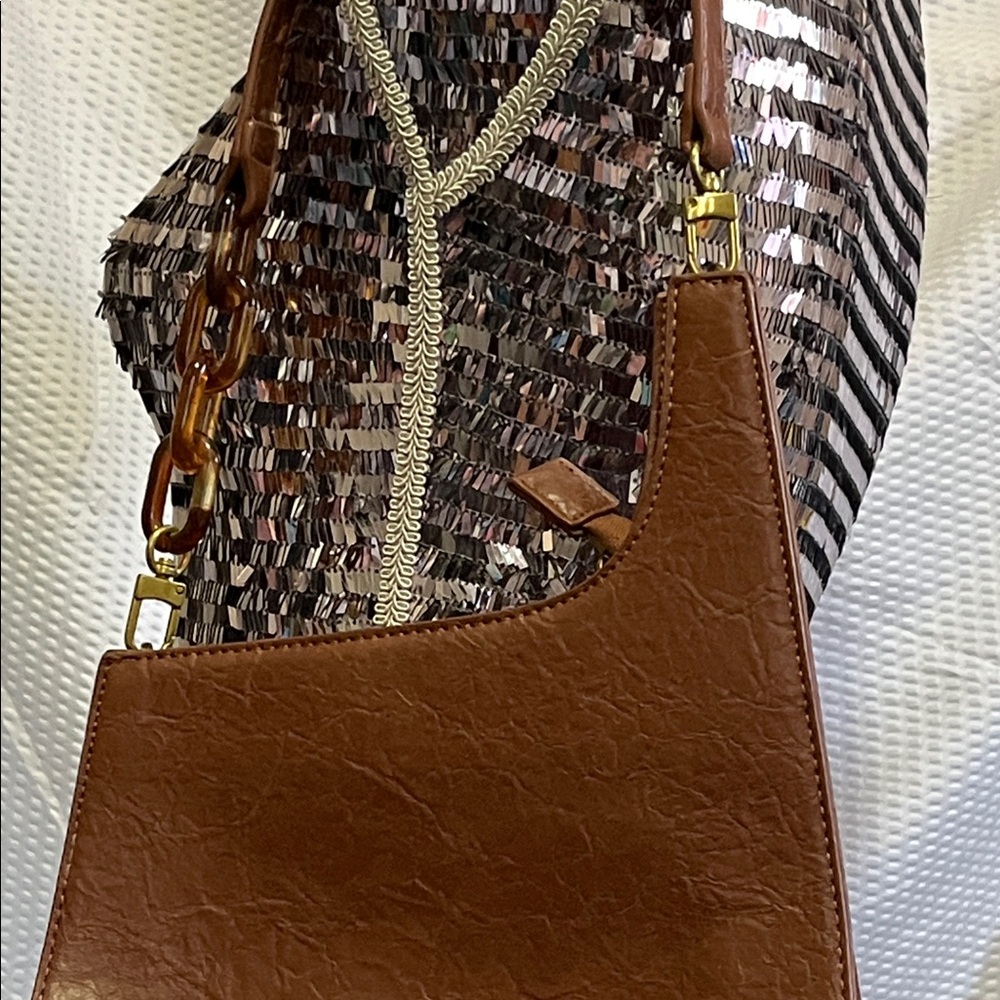 Pixie Mood Chestnut Shoulder Bag - image 4